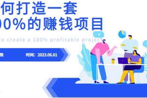 (6379期)最新6月份《如何设计一套100%赚钱的项目系统》