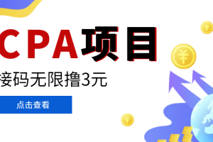 (3252期)【偷撸项目】最新某贷平台接码拉新无限撸3元,内部一手项目 轻松日撸千元