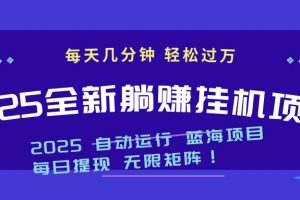 (14608期)2025z最新挂机躺赚项目 一个月轻松上万