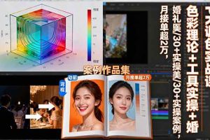 (16336期)PR调色实战课:色彩理论+工具实操+婚礼医美/30+实操案例,月接单超2万